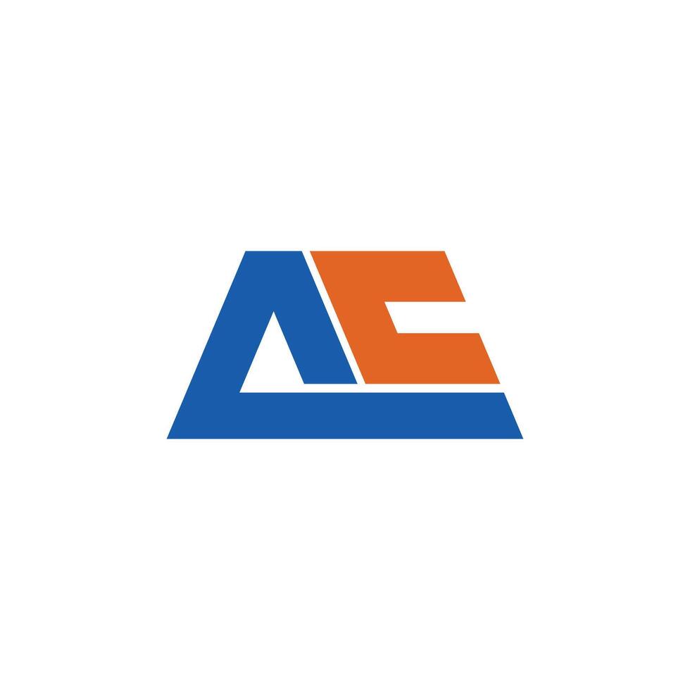 första brev ae eller ea logotyp design mall vektor