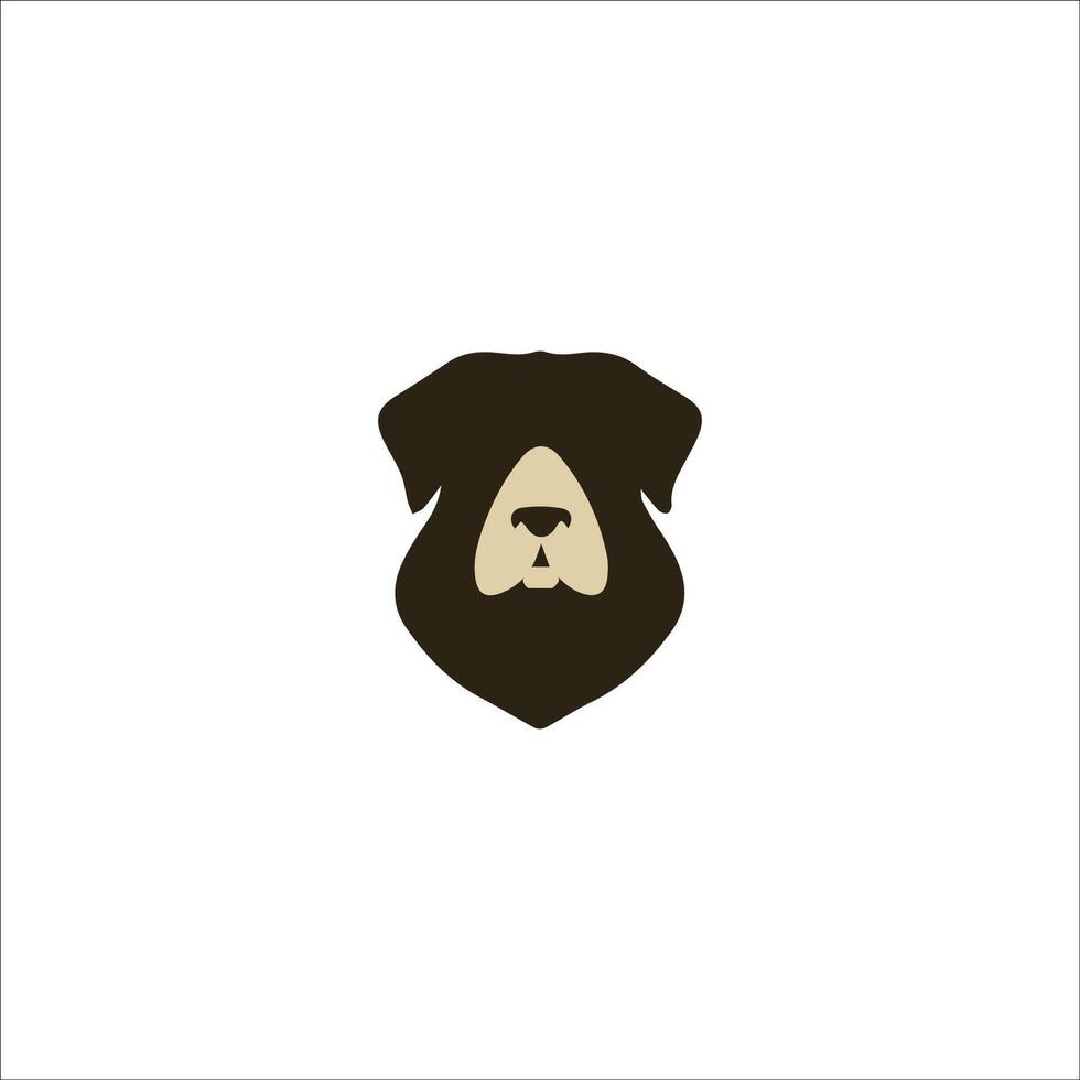 djur- hund logotyp vektor design mallar