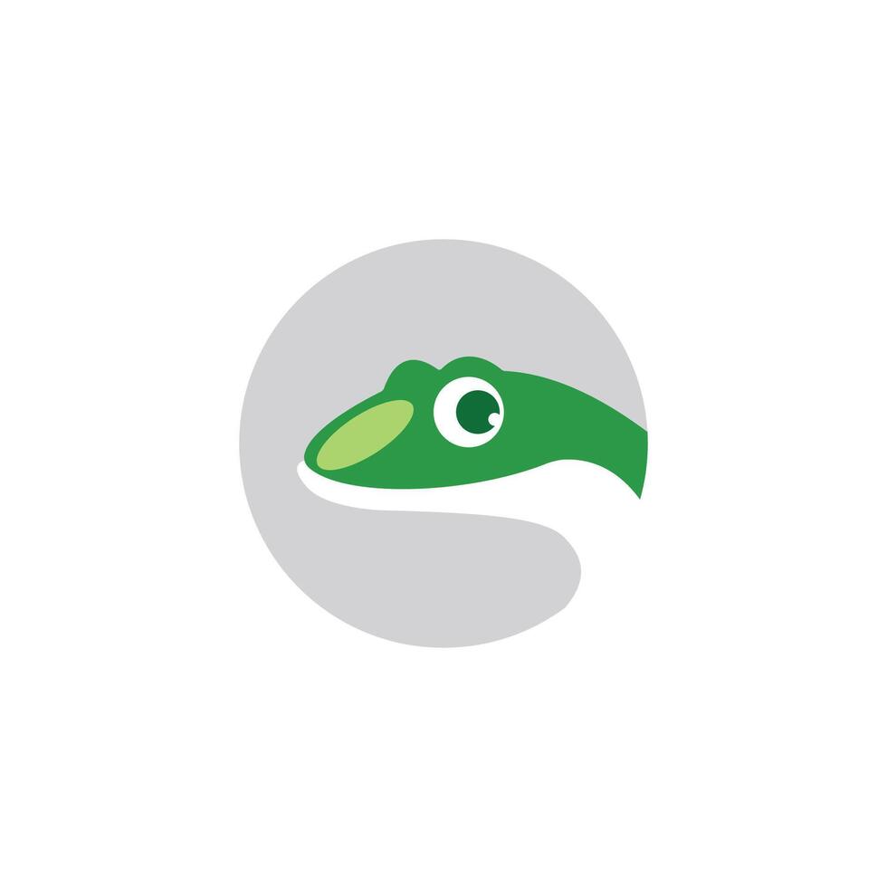 Gecko Eidechse Logo Vektor Design Vorlage