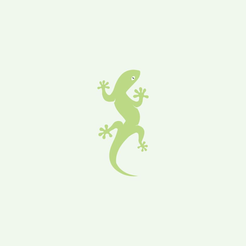 Gecko Eidechse Logo Vektor Design Vorlage