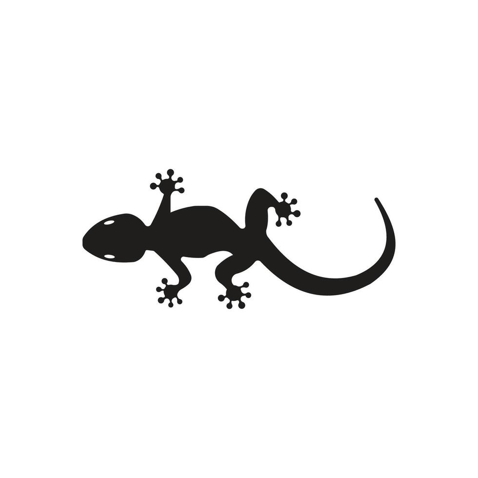 Gecko Eidechse Logo Vektor Design Vorlage