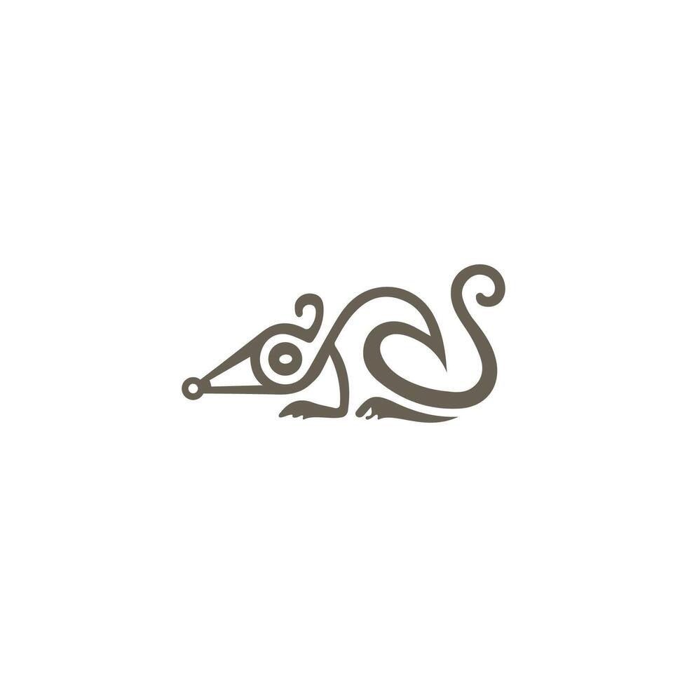Ratte Logo Vektor Design Vorlage