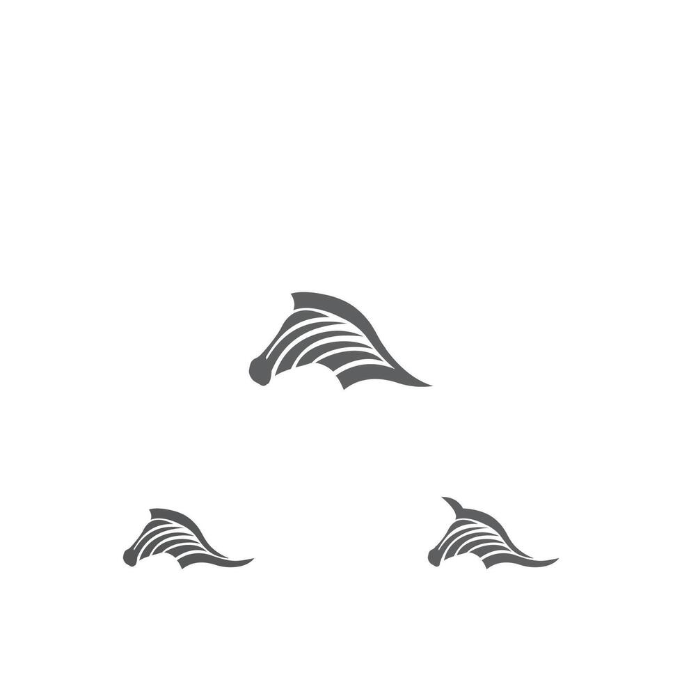 Zebra Logo Design Inspiration. Zebra Logo auf Weiß Hintergrund vektor