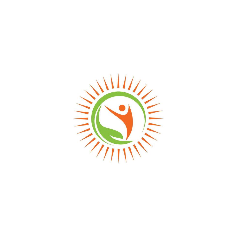 naturmedicinsk logotyp vektor