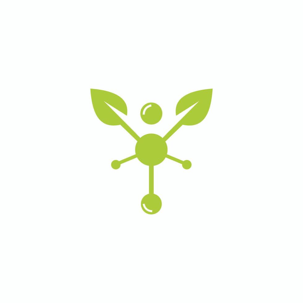 naturmedicinsk logotyp vektor