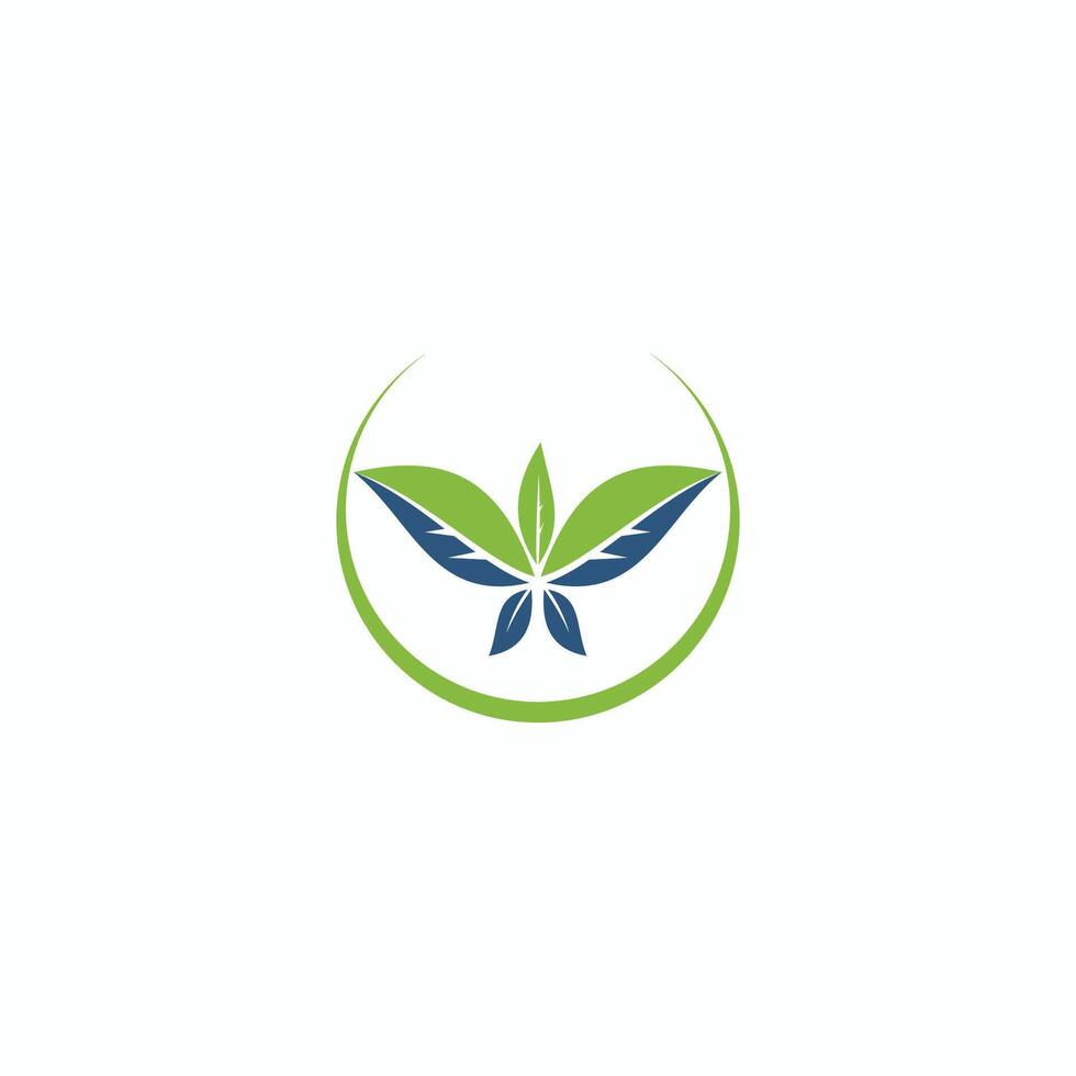 naturmedicinsk logotyp vektor