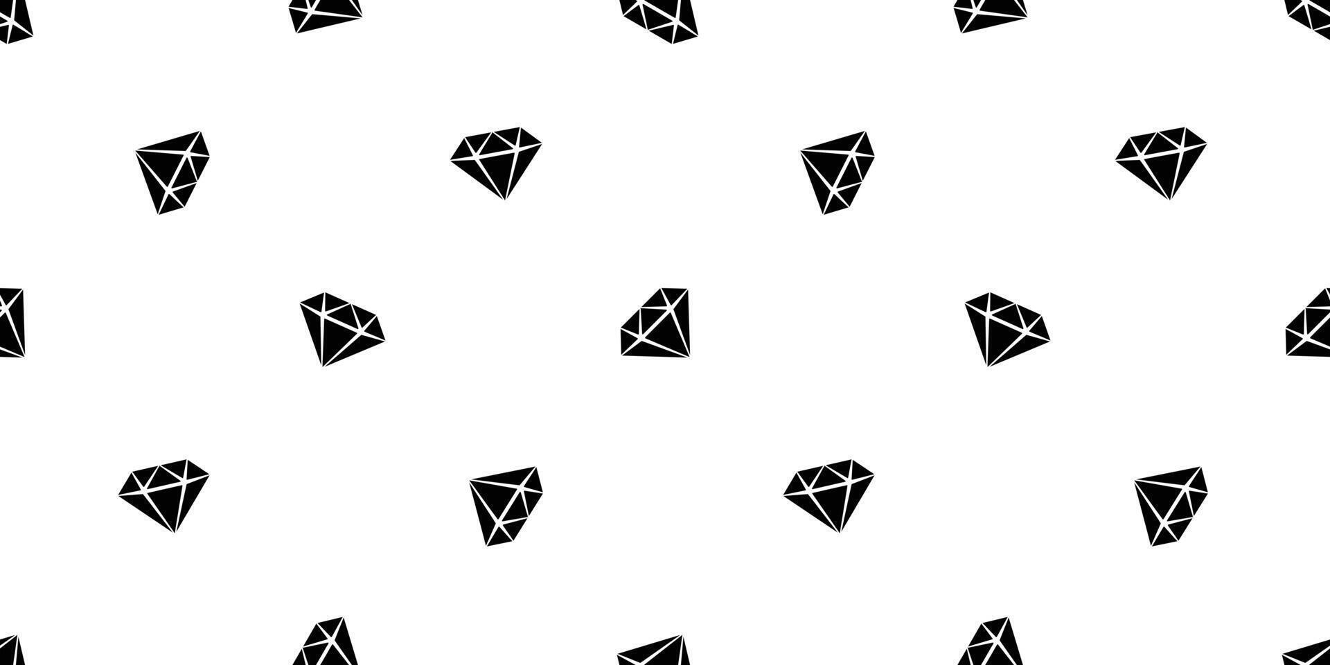 Diamant nahtlos Muster Juwel Vektor Schmuck Streifen Schal isoliert wiederholen Hintergrund Fliese Hintergrund Karikatur Illustration Design