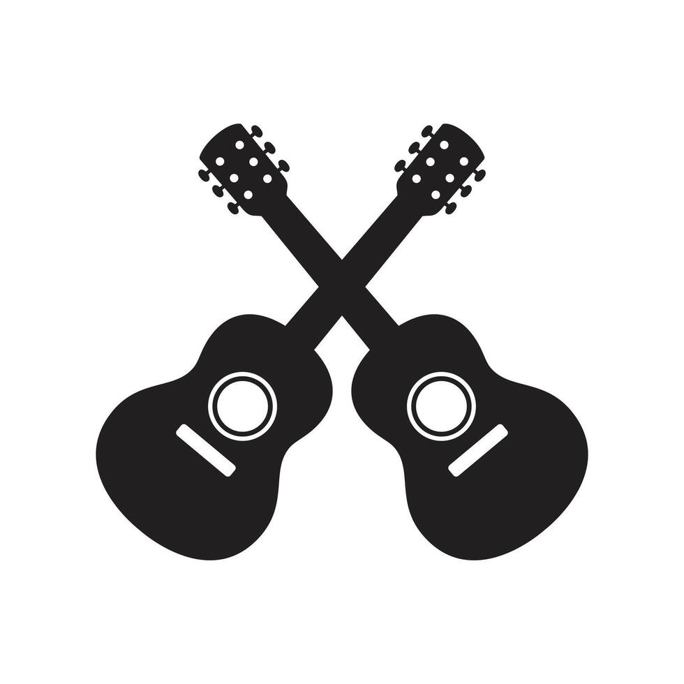 gitarr vektor bas ukulele ikon logotyp symbol musik grafisk tecknad serie karaktär illustration klotter design