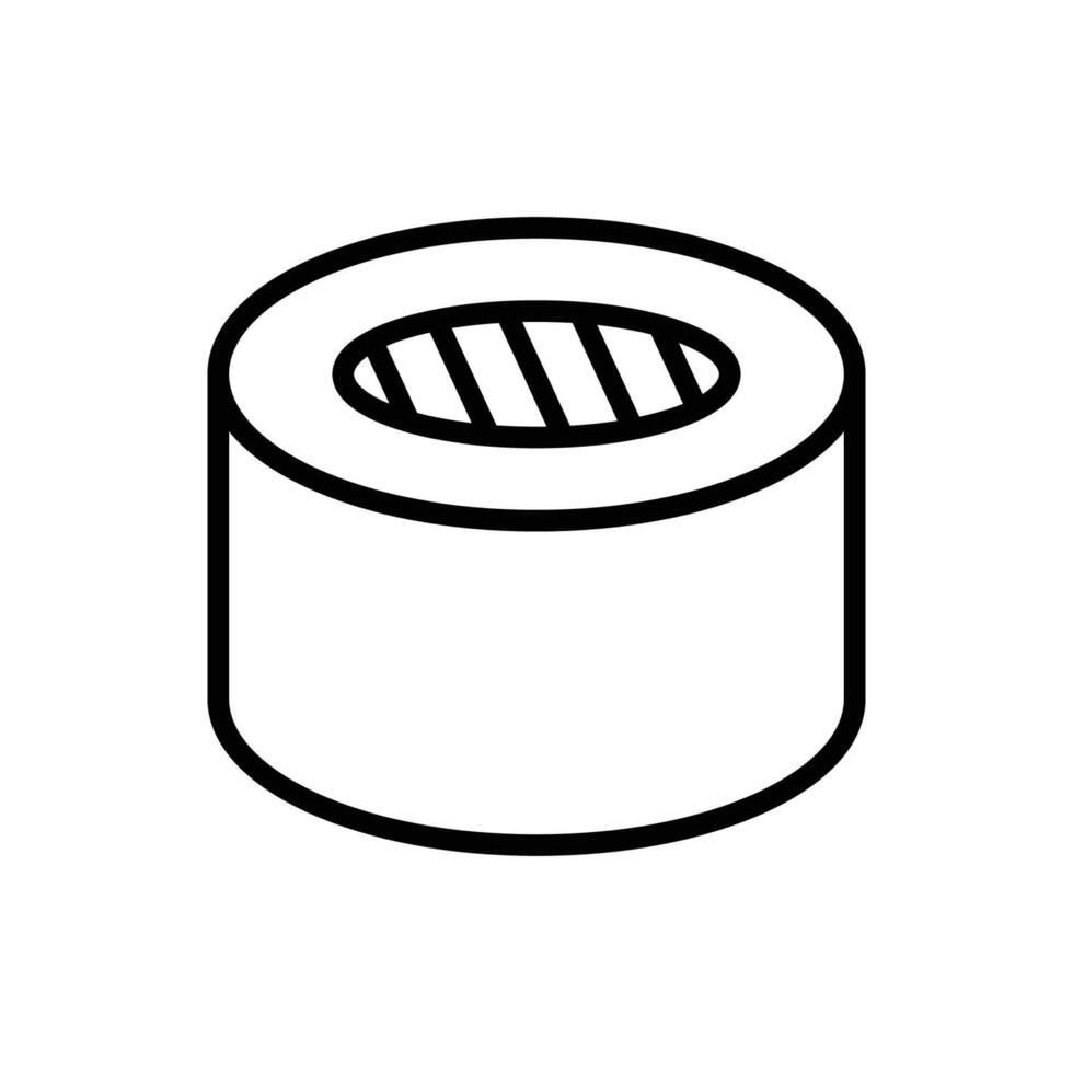 Sushi Symbol Vektor Design Vorlage im Weiß Hintergrund