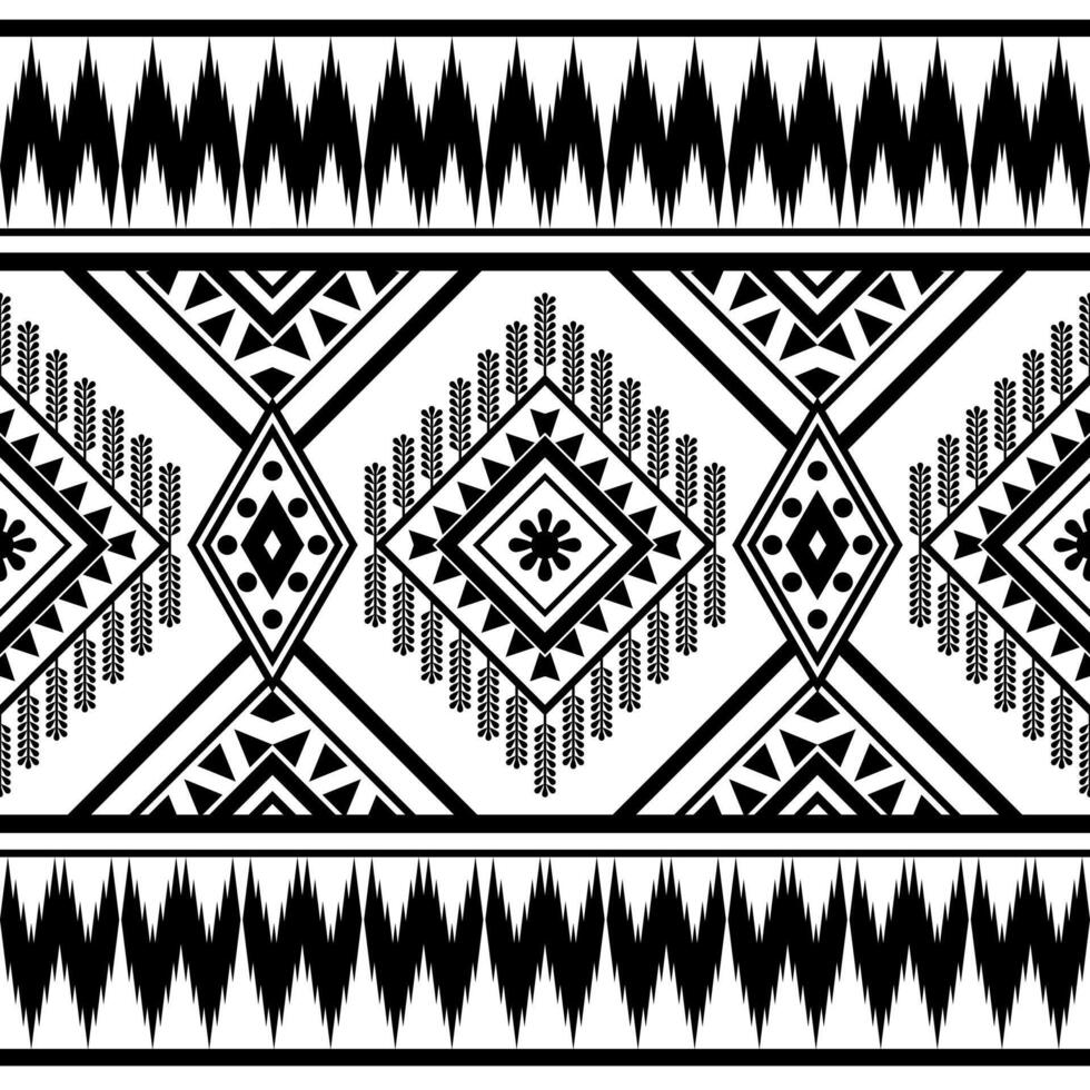 sömlös etnisk mönster design.etnisk orientalisk ikat mönster traditionell design.etnisk orientalisk mönster traditionell design för bakgrund, matta, kläder, inslagning, tyg, broderi vektor