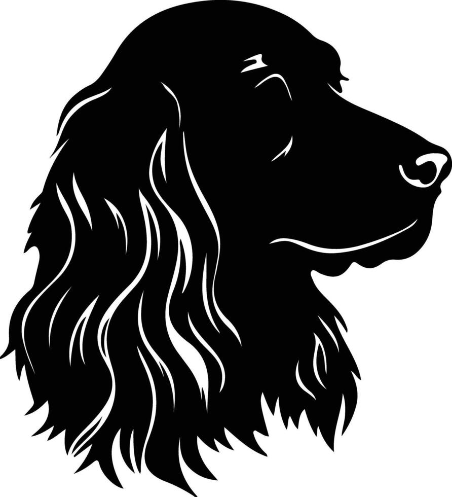 Boykin Spaniel Silhouette Porträt vektor