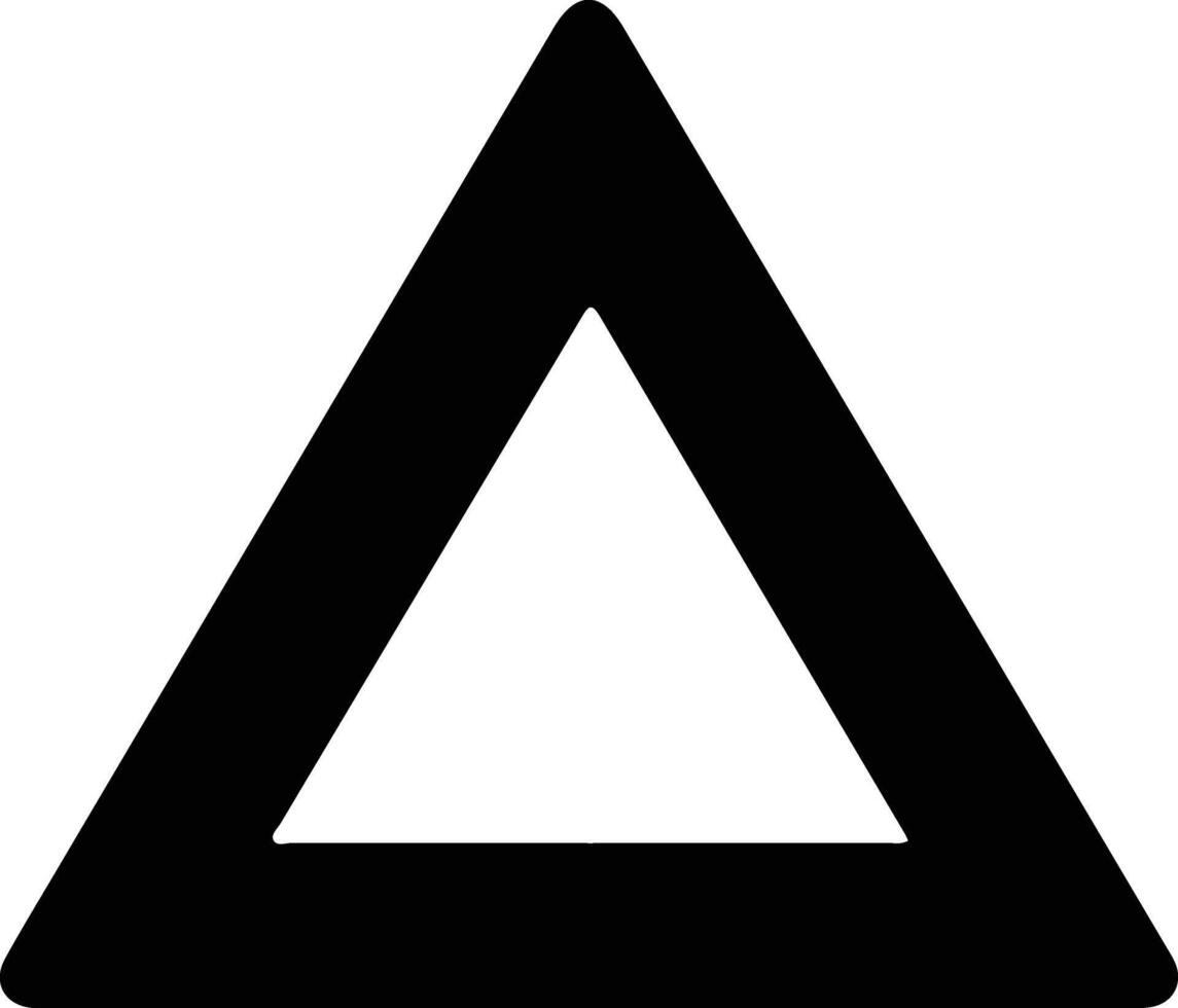 Error Symbol schwarz Silhouette vektor