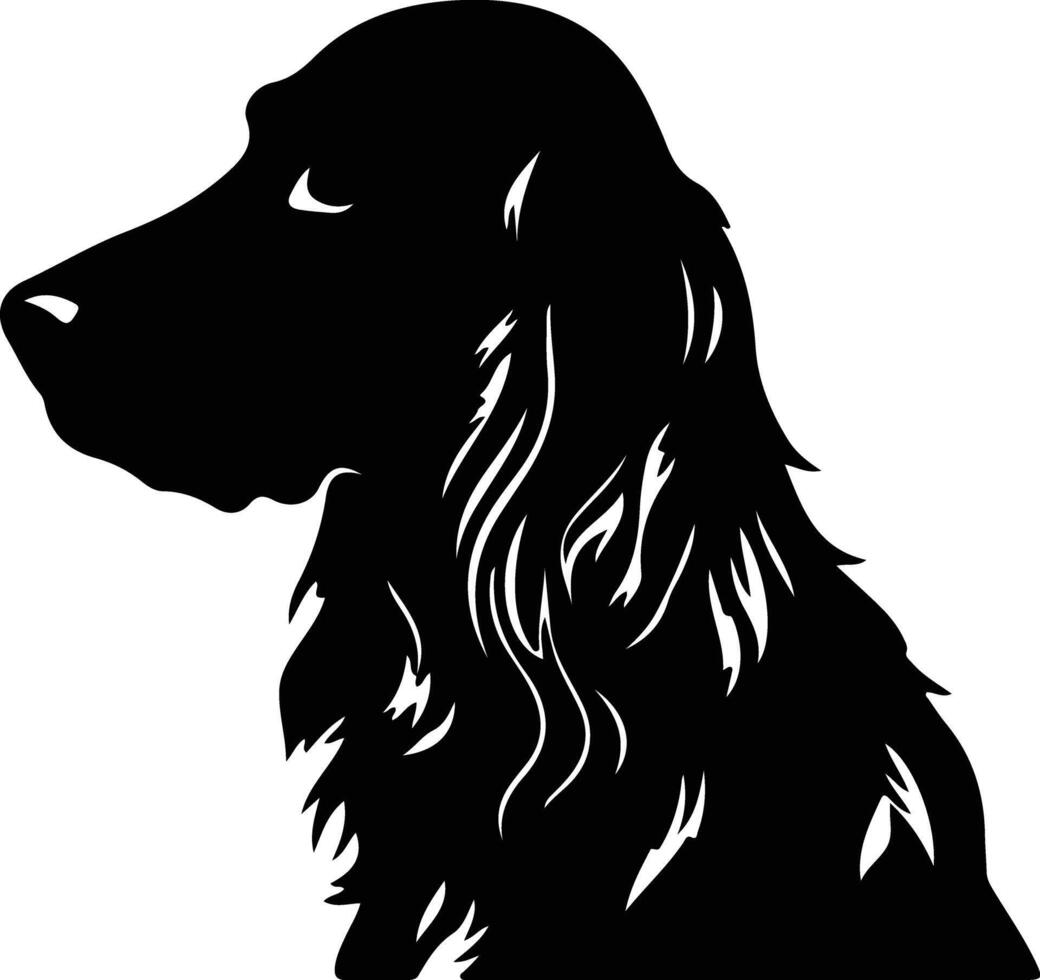 irisch Setter schwarz Silhouette vektor