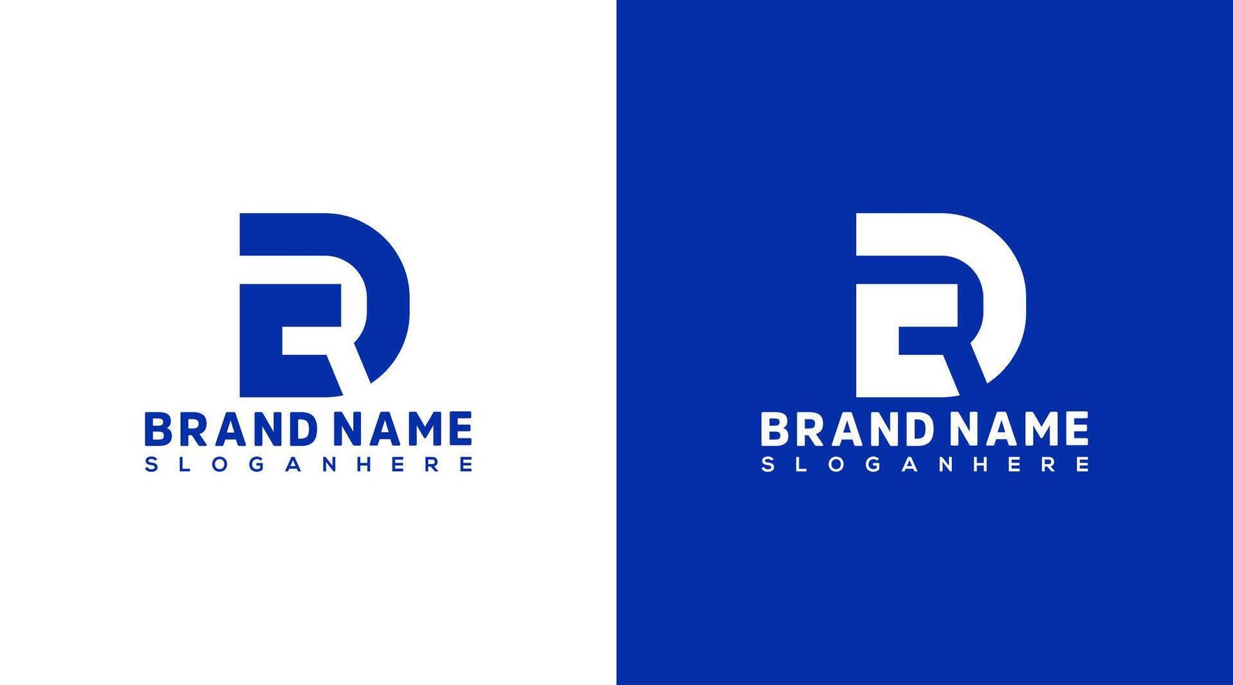 kreativ Brief ed Logo Design. ed Brief Logo Design, de Symbol Marke Identität Design Monogramm Logo Tat Logo vektor