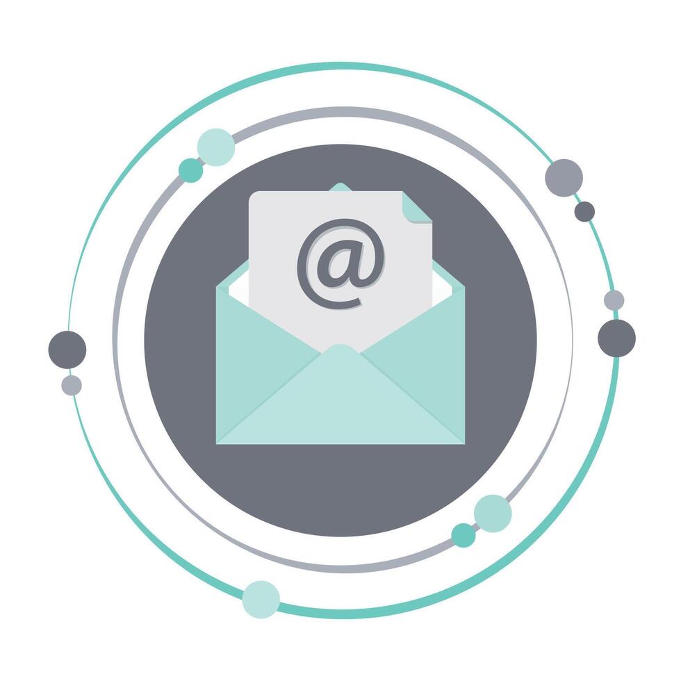 e-post elektronisk post vektor illustration grafisk ikon symbol