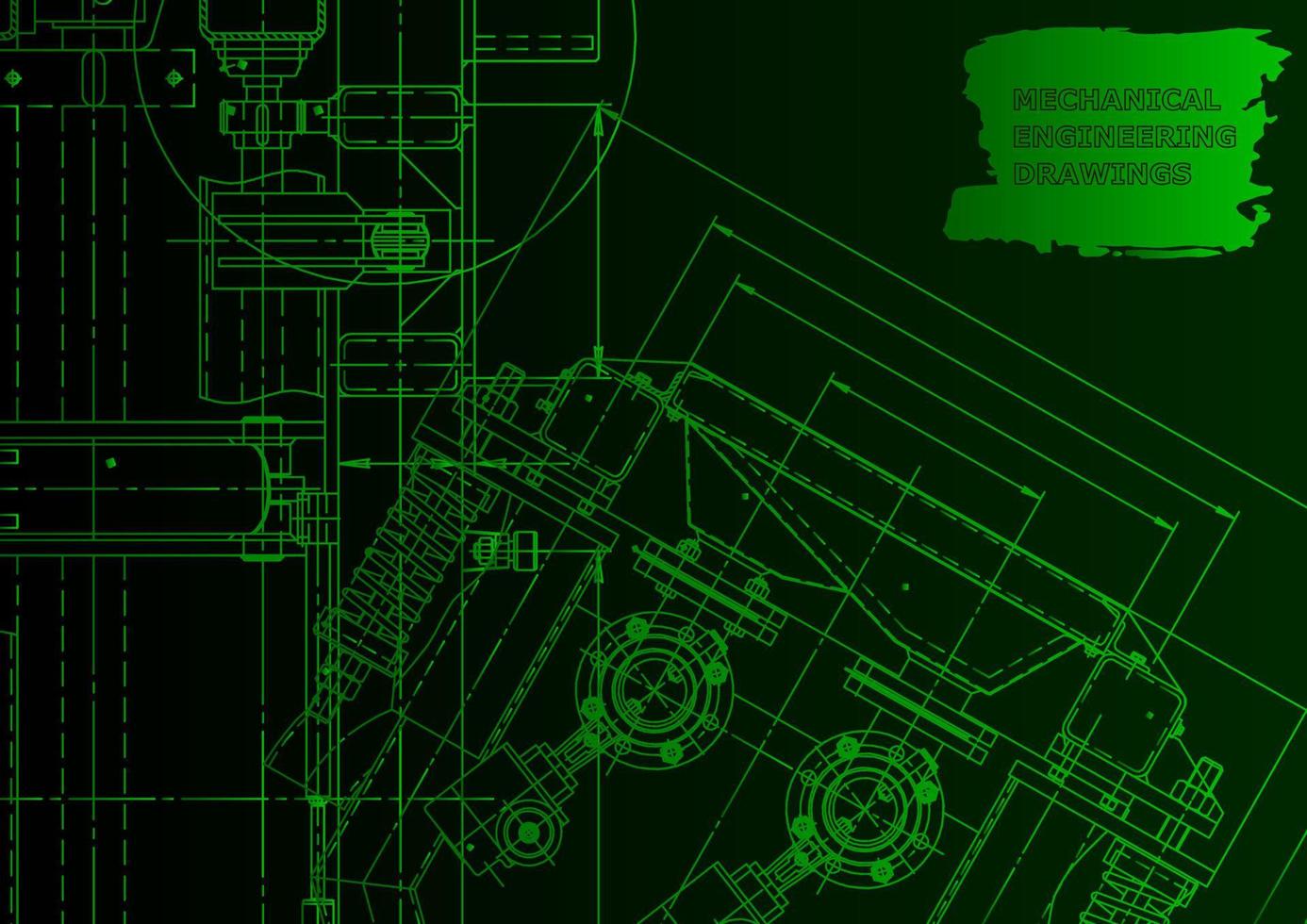 maskinbyggande industri. datorstödda designsystem vektor