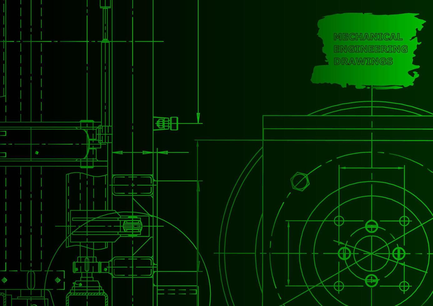 Maschinenbauindustrie. Computergestützte Konstruktionssysteme vektor