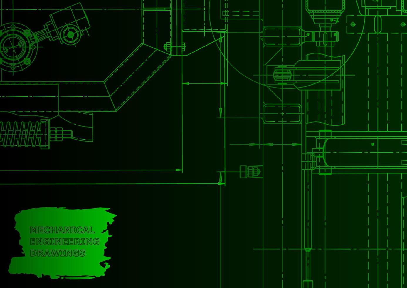 maskinbyggande industri. datorstödda designsystem vektor