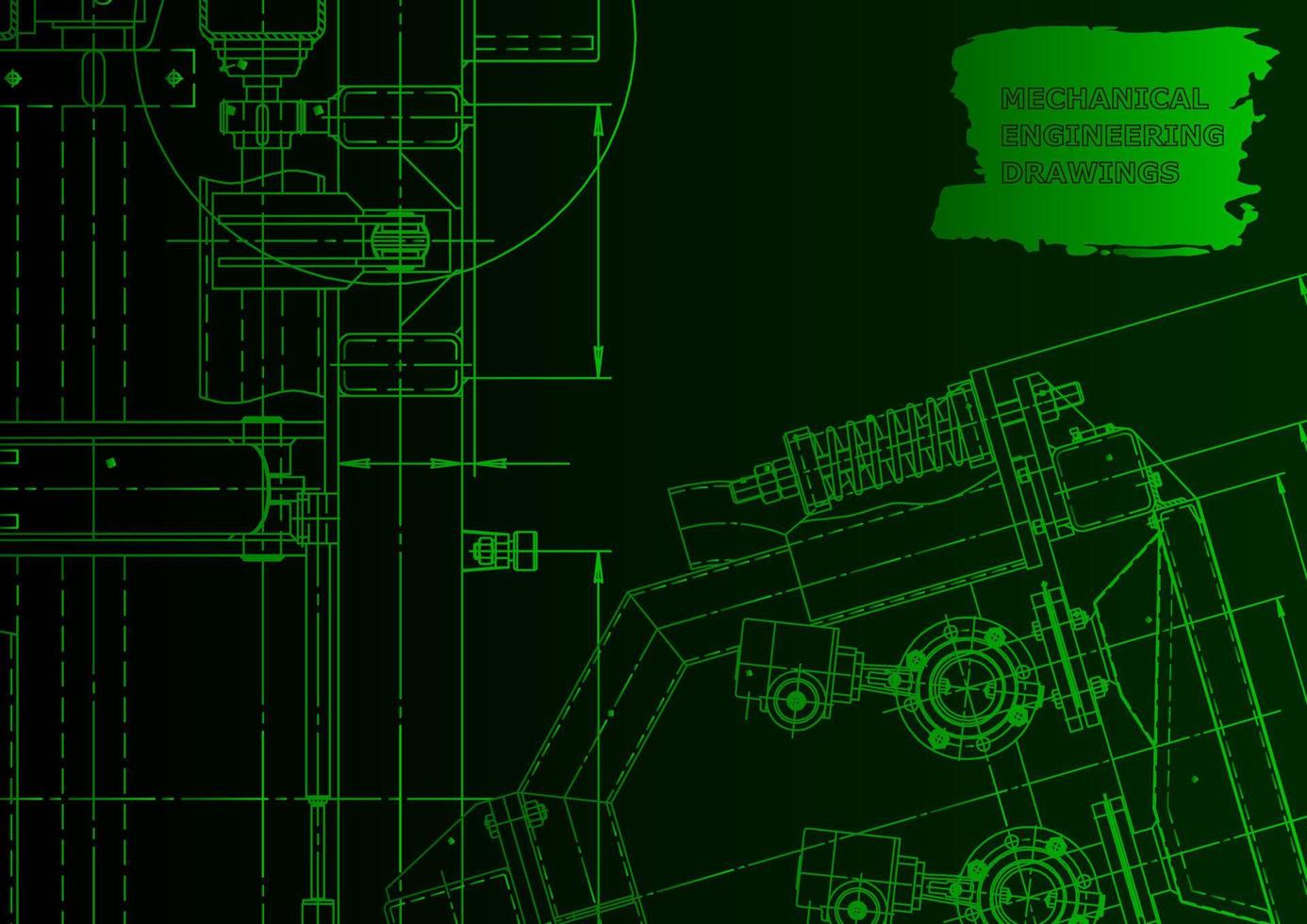 maskinbyggande industri. datorstödda designsystem vektor