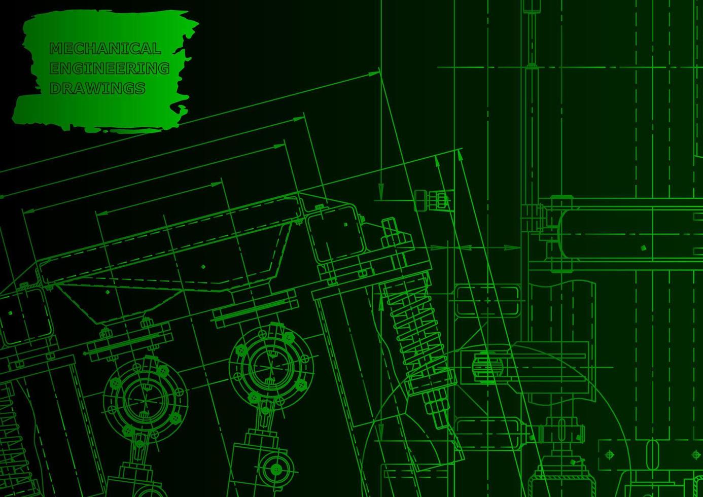 maskinbyggande industri. datorstödda designsystem vektor