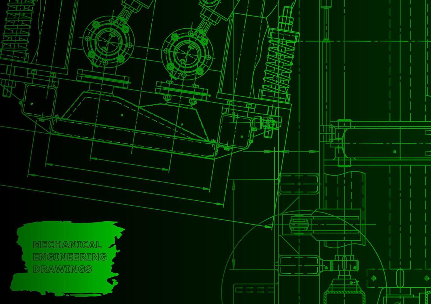 maskinbyggande industri. datorstödda designsystem vektor