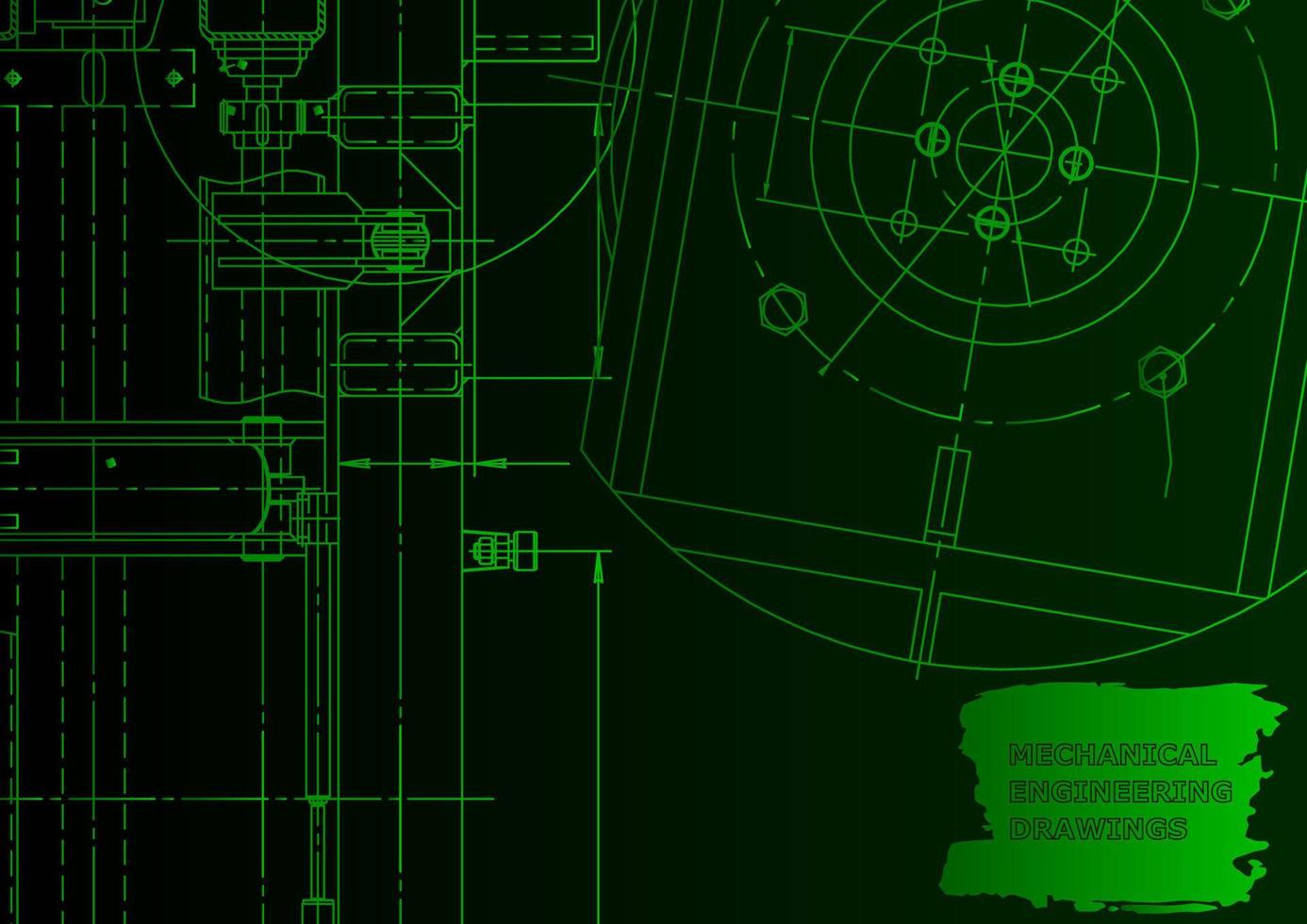 mechanischer Instrumentenbau. technischer abstrakter Hintergrund vektor