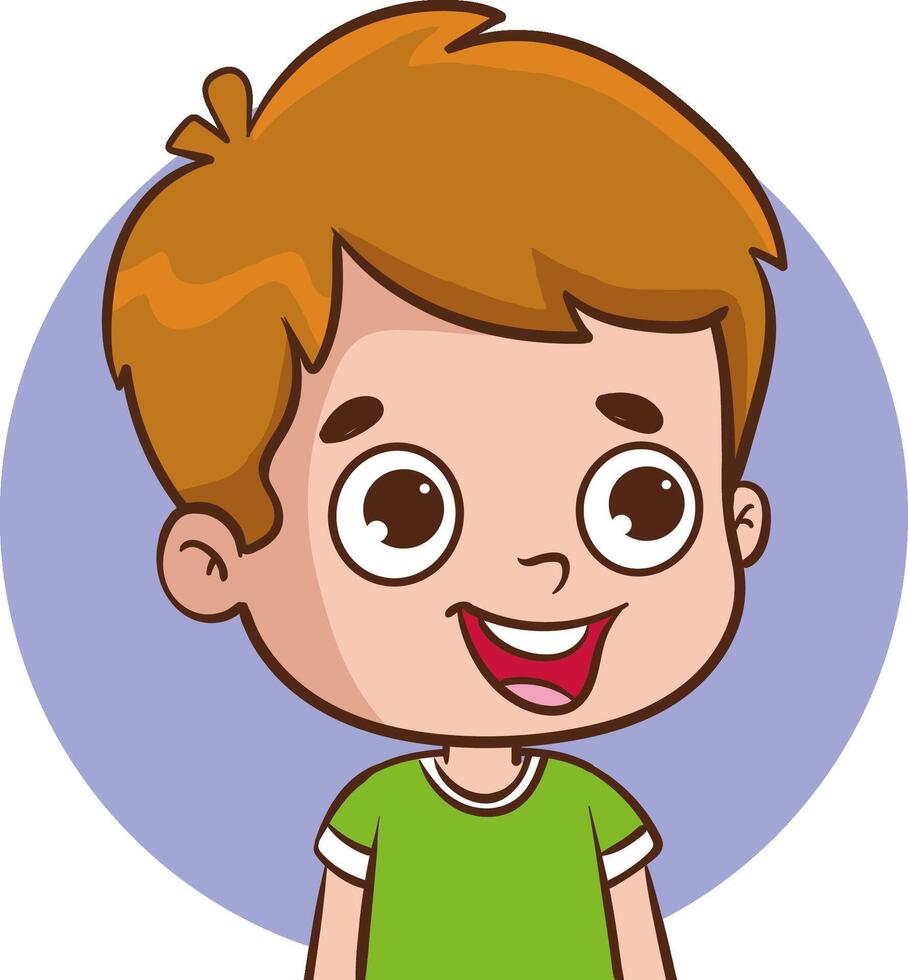 Kinder Gesichter zeigen anders Emotionen Vektor Illustration