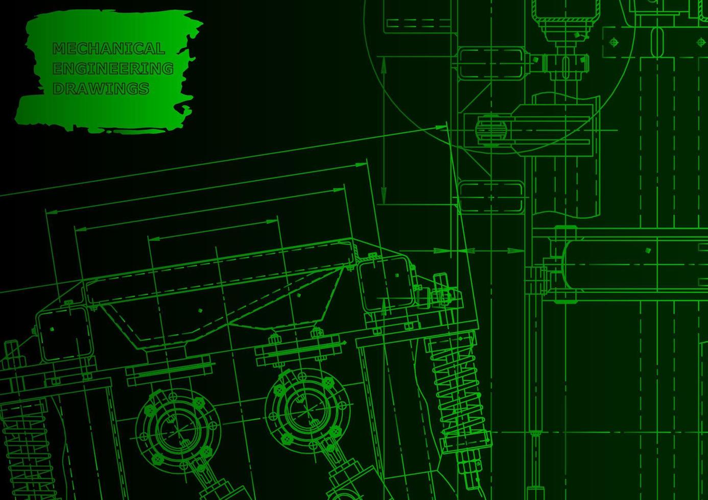 Maschinenbauindustrie. Computergestützte Konstruktionssysteme vektor