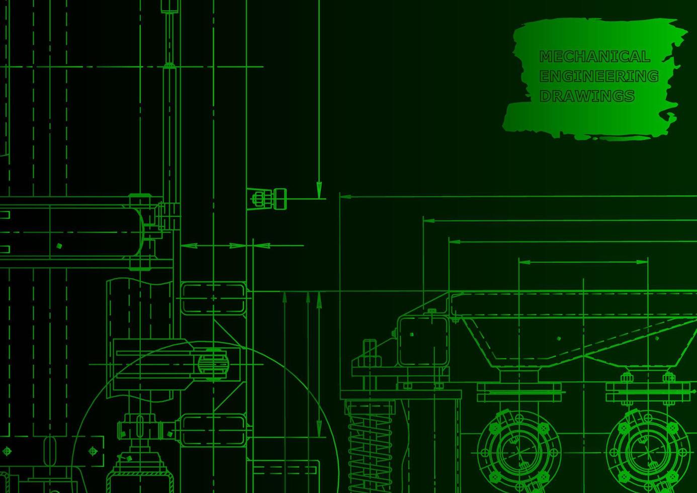 datorstödda designsystem. tekniska illustrationer, bakgrund vektor