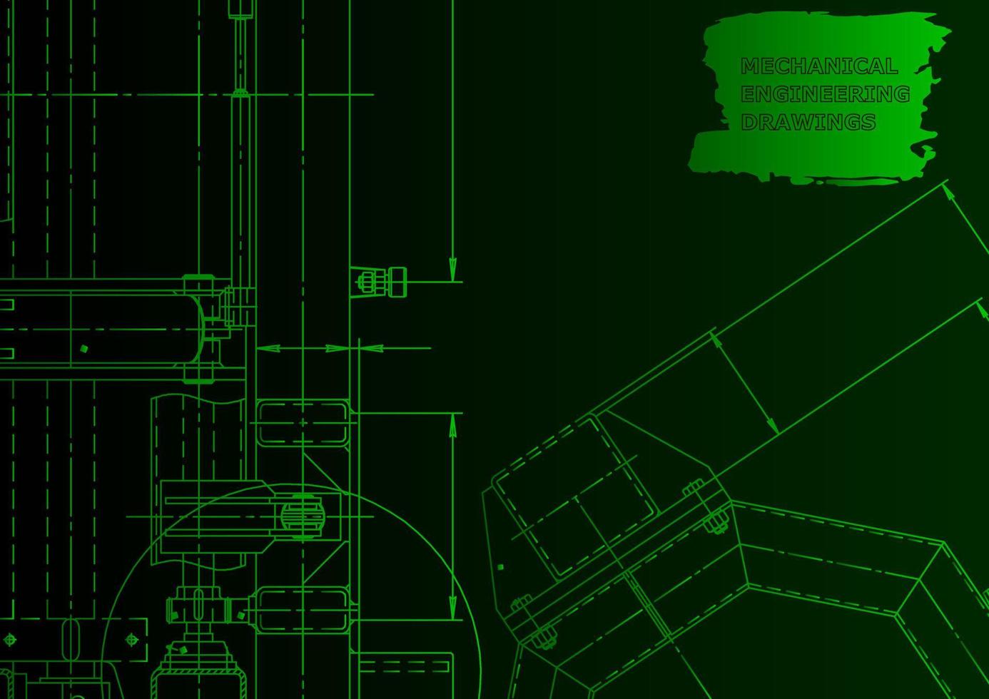 mechanischer Instrumentenbau. technischer abstrakter Hintergrund vektor