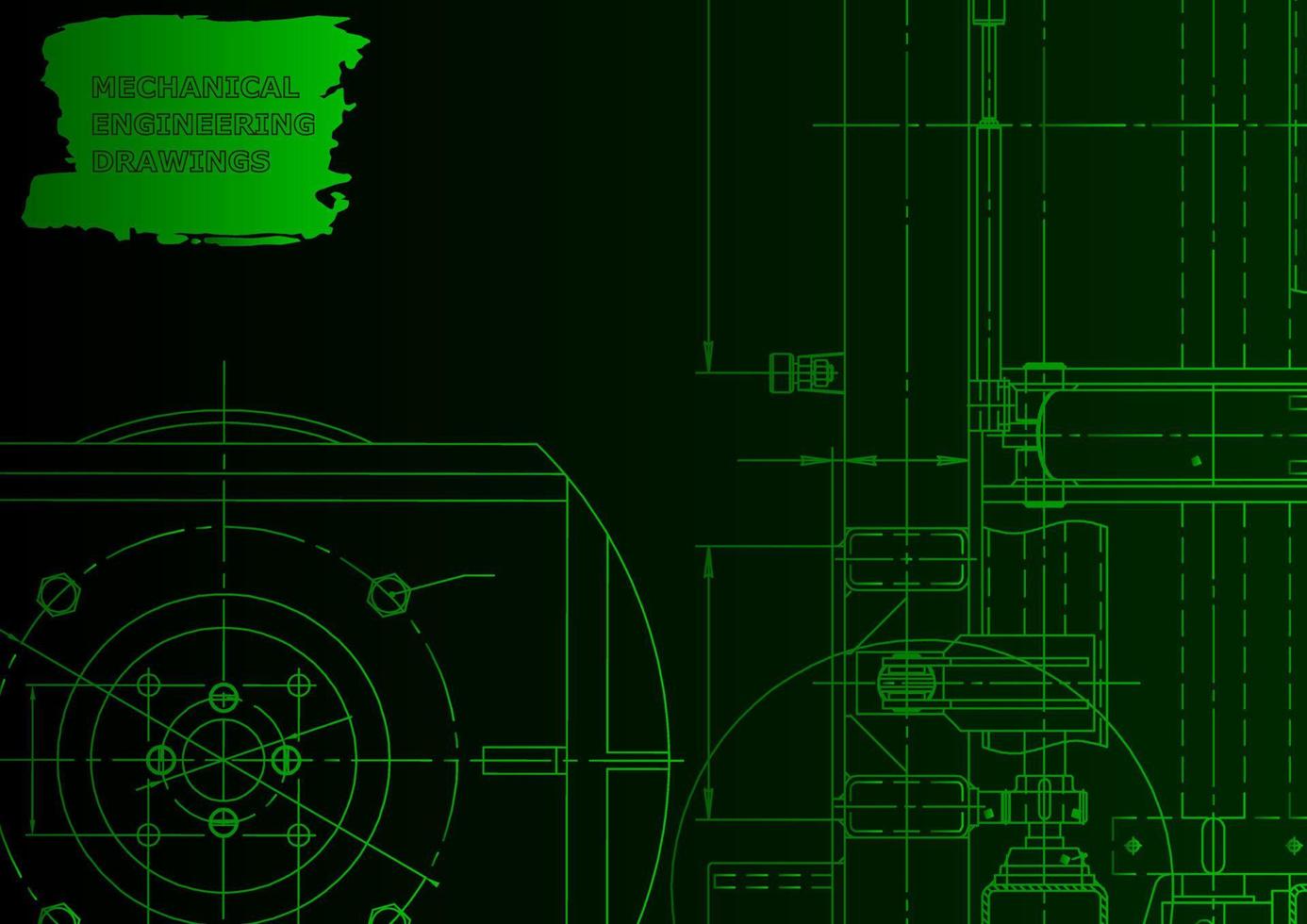 mechanischer Instrumentenbau. technischer abstrakter Hintergrund vektor