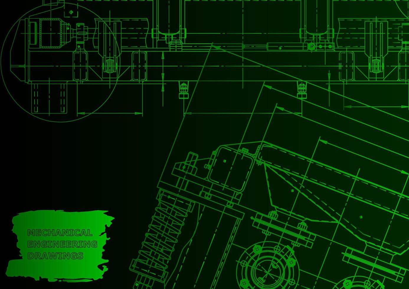 maskinbyggande industri. datorstödda designsystem vektor