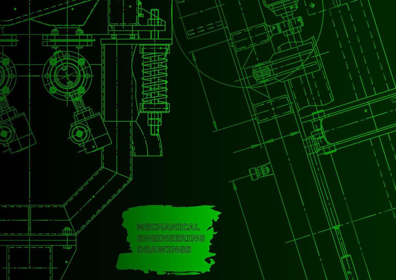 mechanischer Instrumentenbau. technischer abstrakter Hintergrund vektor