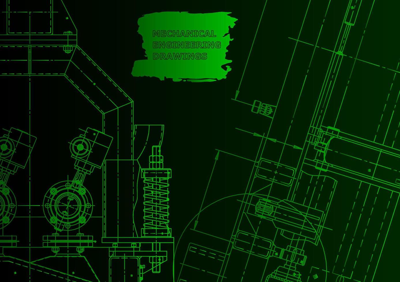 mechanischer Instrumentenbau. technischer abstrakter Hintergrund vektor