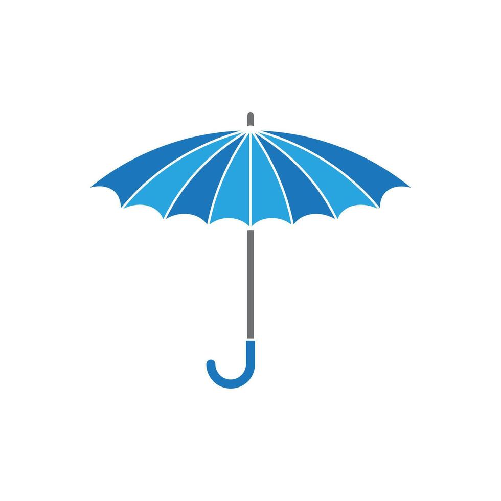 Regenschirm-Symbol-Vektor-Illustration vektor