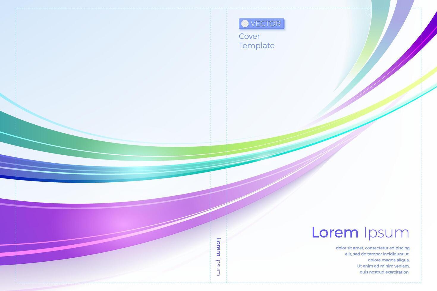 abstrakt modern Grafik geometrisch Startseite Vorlage. a4 Größe Buch zum jährlich Bericht, Zeitschrift, Broschüre, Vorschlag, Portfolio, Broschüre, Poster. 3d Vektor isoliert Illustration. minimal Abdeckungen Design.