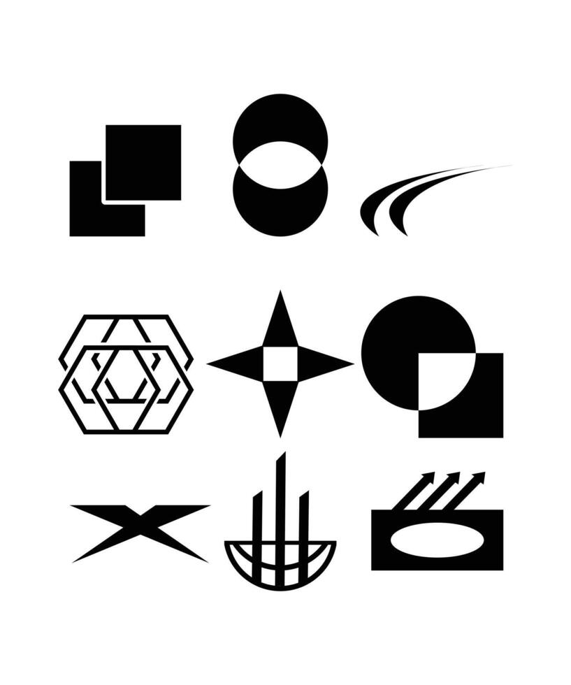 logotyp element design, företag logotyp vektor