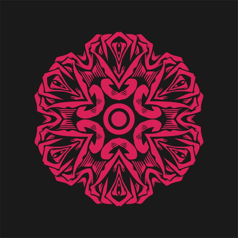 modernes Vektor-Mandala-Kunstdesign mit einer schönen Farbmischung, geeignet für alle Werbedesign-Bedürfnisse, sowohl für Visitenkarten-Designs, Banner, Broschüren und andere. Dateien im EPS-Format vektor