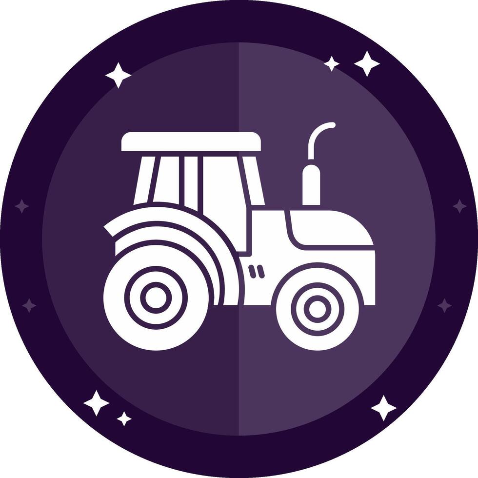 traktor fast märken ikon vektor