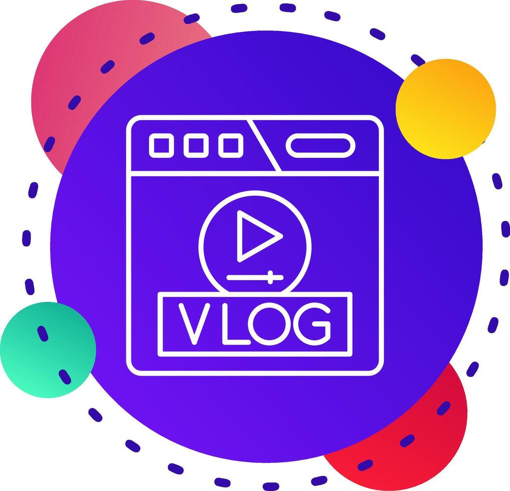 vlog abstrat bg Symbol vektor