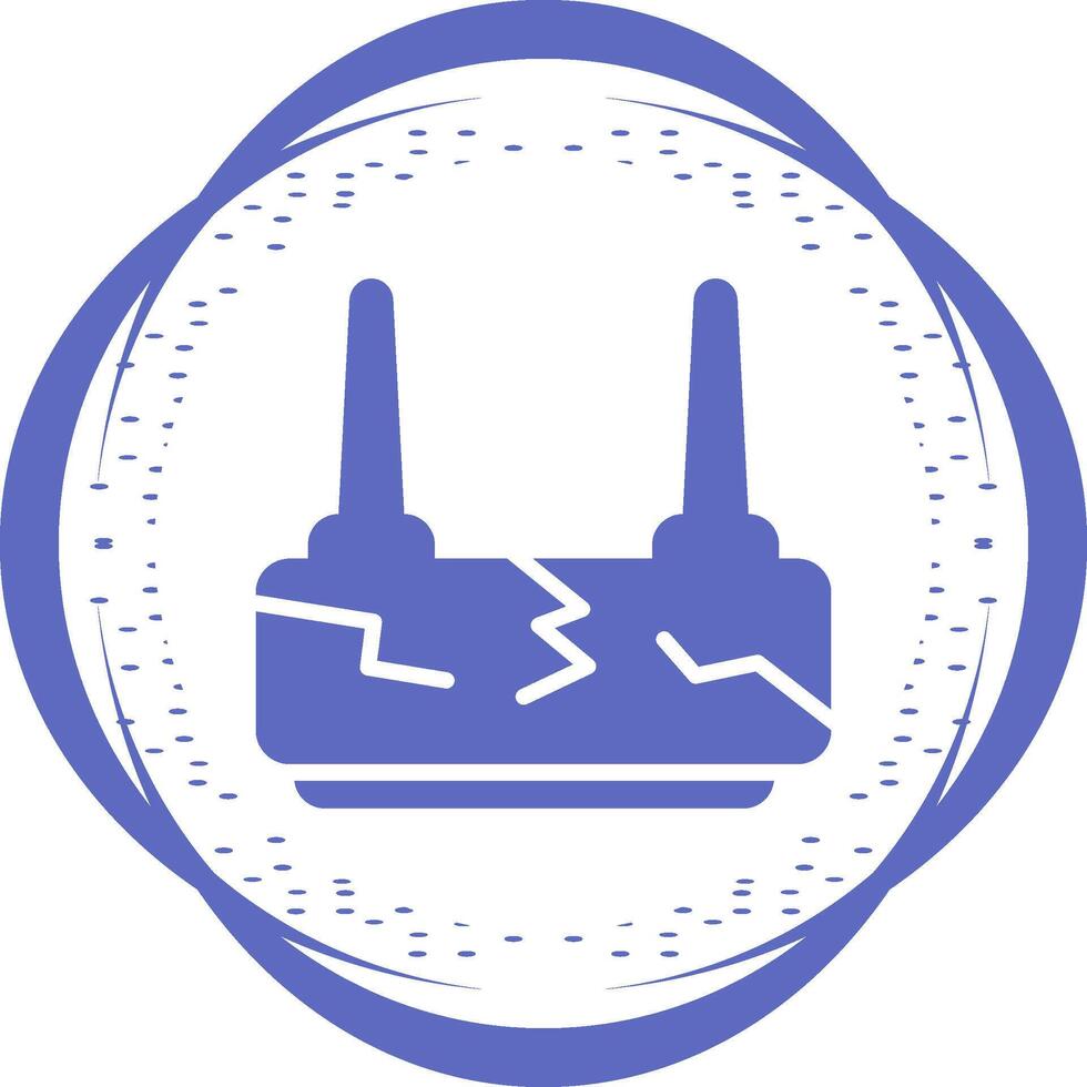 Router-Gerätevektorsymbol vektor