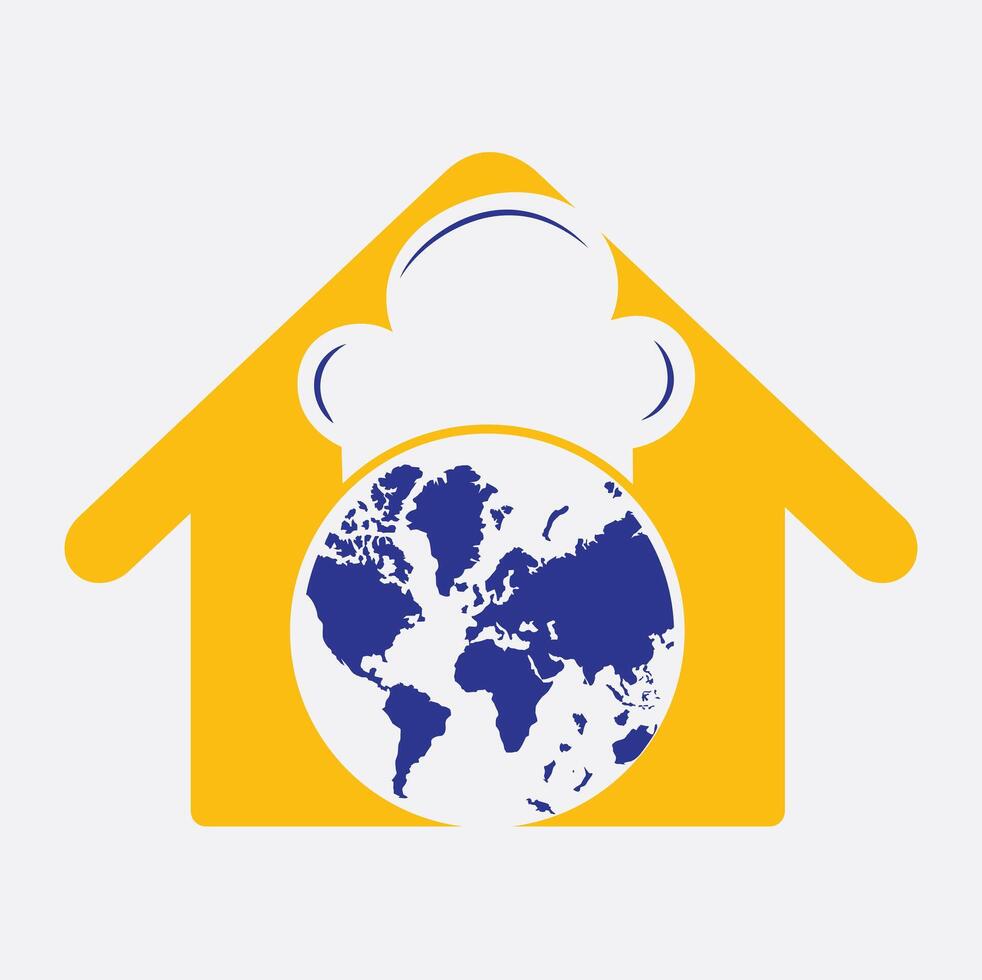 kök global vektor Lagra logotyp är designad i gul Färg. vektor konst