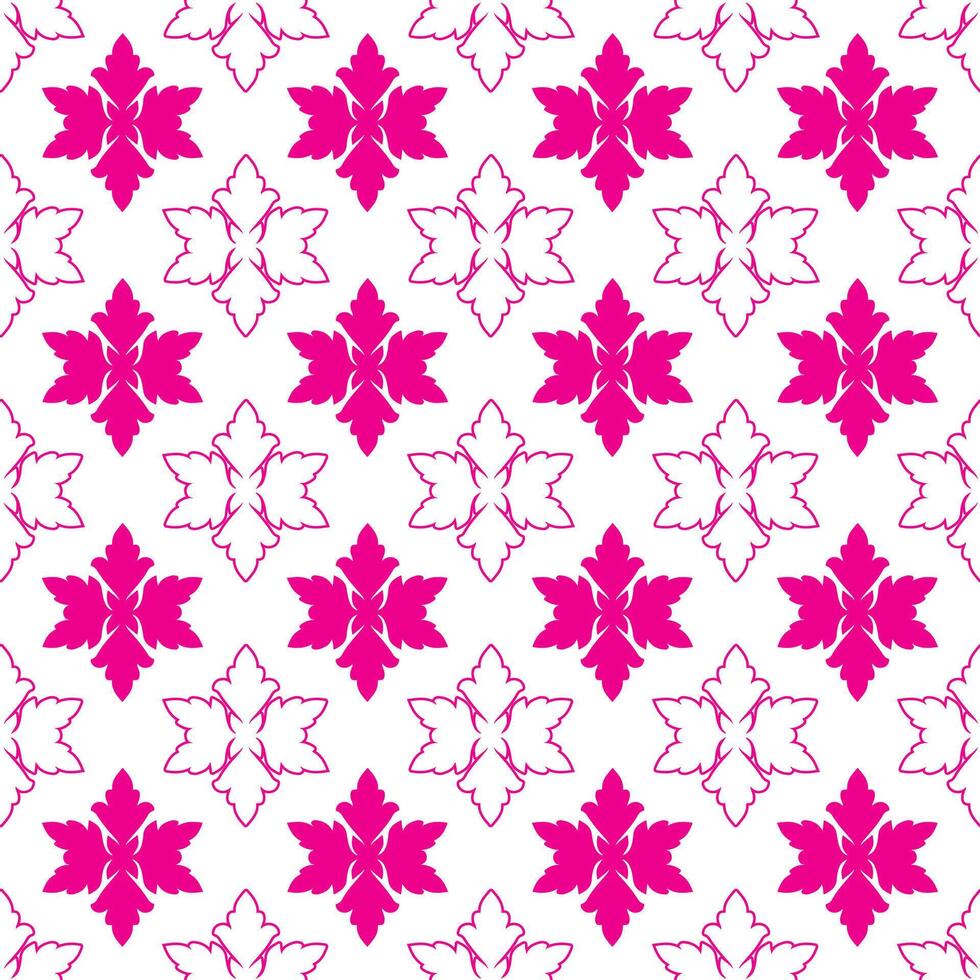 Damast Stoff Textil- nahtlos Muster Luxus dekorativ Zier Blumen- Jahrgang Platz Stil. Vorhang, Teppich, Hintergrund, Fliese, Verpackung, Textil- vektor