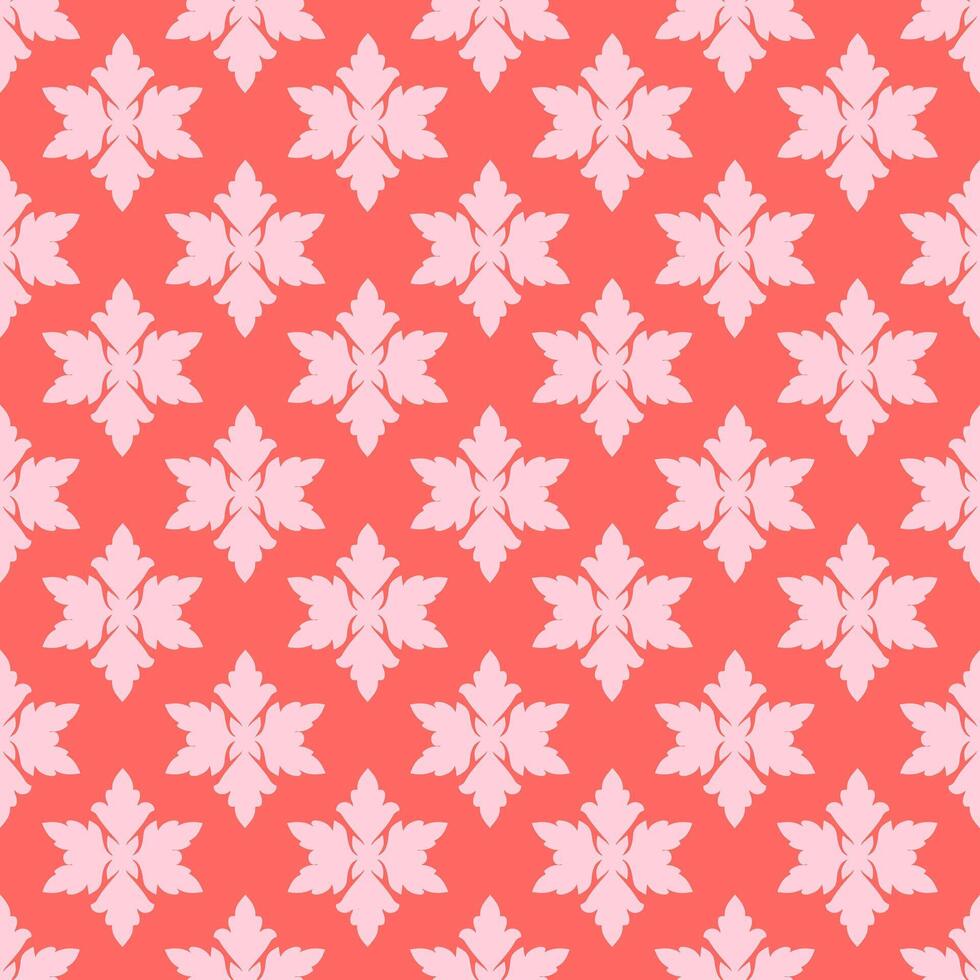 Damast Stoff Textil- nahtlos Muster Luxus dekorativ Zier Blumen- Jahrgang Platz Stil. Vorhang, Teppich, Hintergrund, Fliese, Verpackung, Textil- vektor