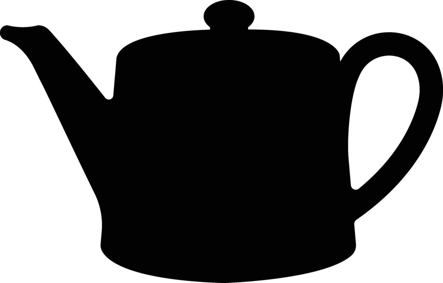 te pott ikon i platt stil. isolerat på te vattenkokare eller tekanna tecken och symbol. tekannor, dricka kaffe pott. abstrakt design logotyp konst vektor för appar hemsida