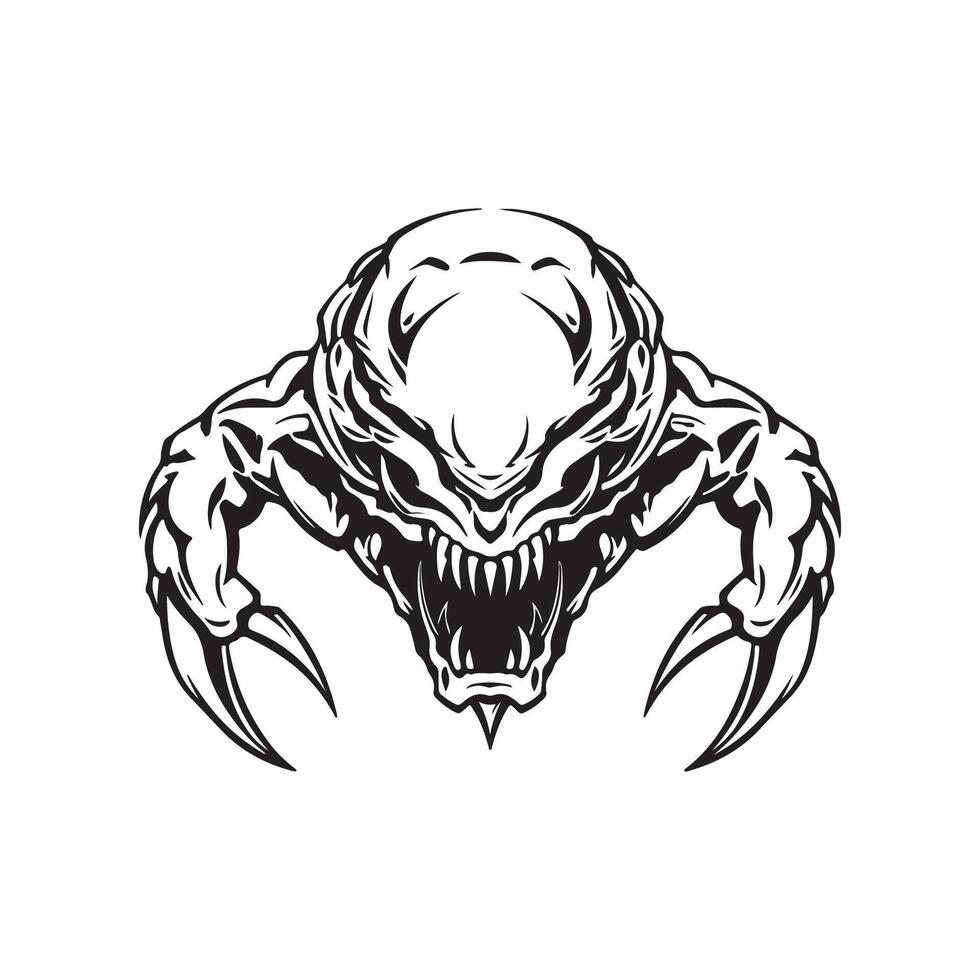 Skorpion Monster- Vektor Kunst, Symbole, und Grafik