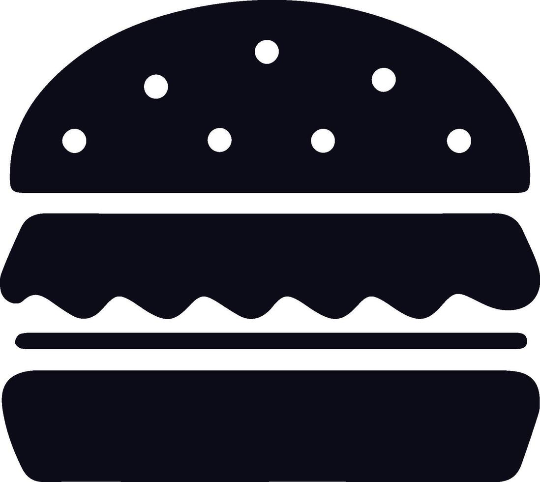 burger ikon vektor design