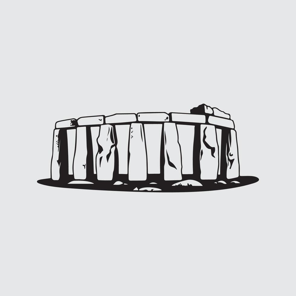 Stonehenge Vektor Bilder, Kunst, Logo, Illustration