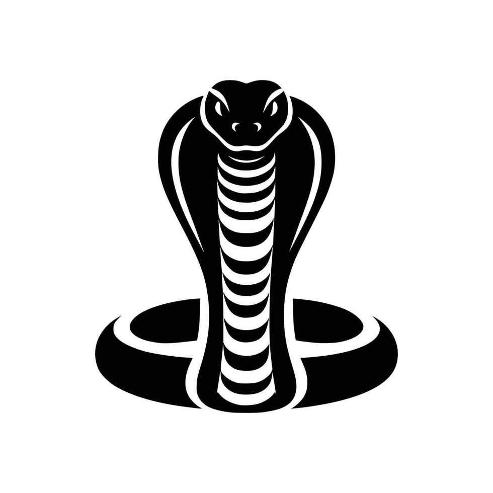 dynamisch Eleganz König Kobra Logo Ideal zum Geschäft, Sport, und Spiel Unternehmen vektor