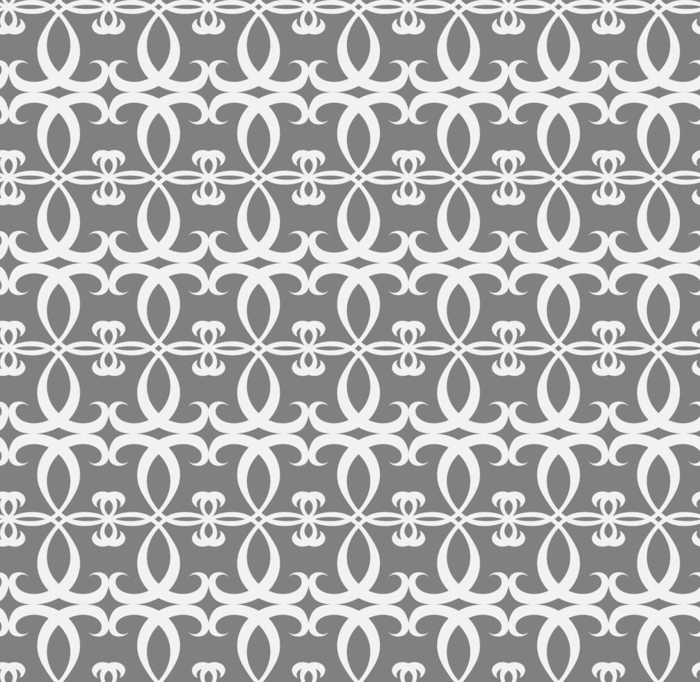vektor sömlös textur i de form av ett abstrakt mönster på en grå bakgrund